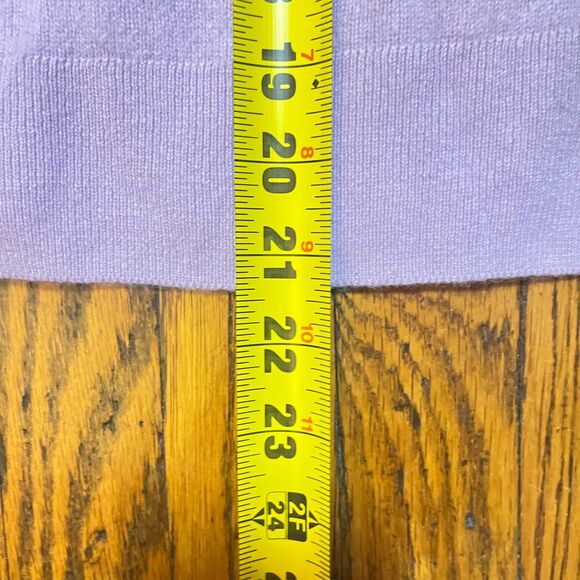 Halogen 100% Cashmere Sweater Women's M Lavender Purple Crew Neck Pullover - Picture 11 of 15